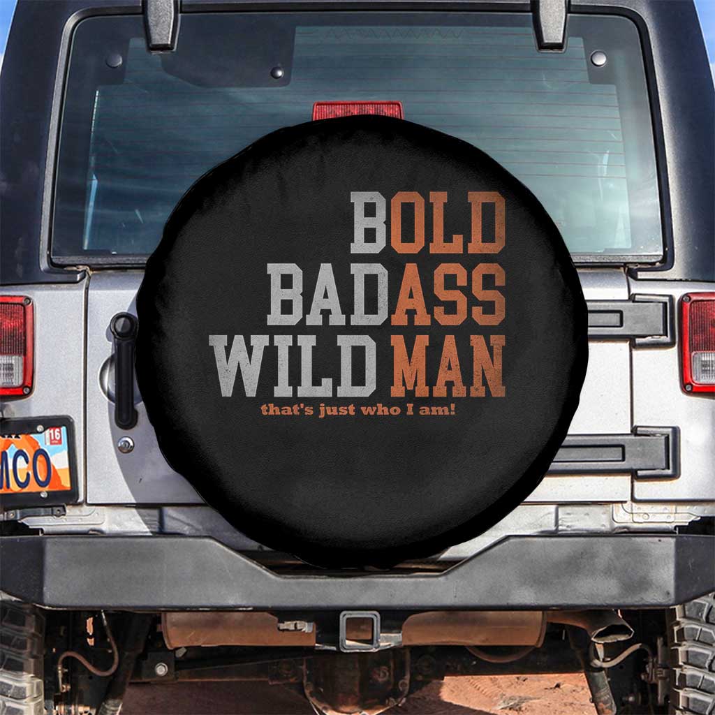 Funny Man Saying Spare Tire Cover Birthday Husband Dad Grandpa Fathers Day Men Gag Gift TS10 No hole Black Print Your Wear