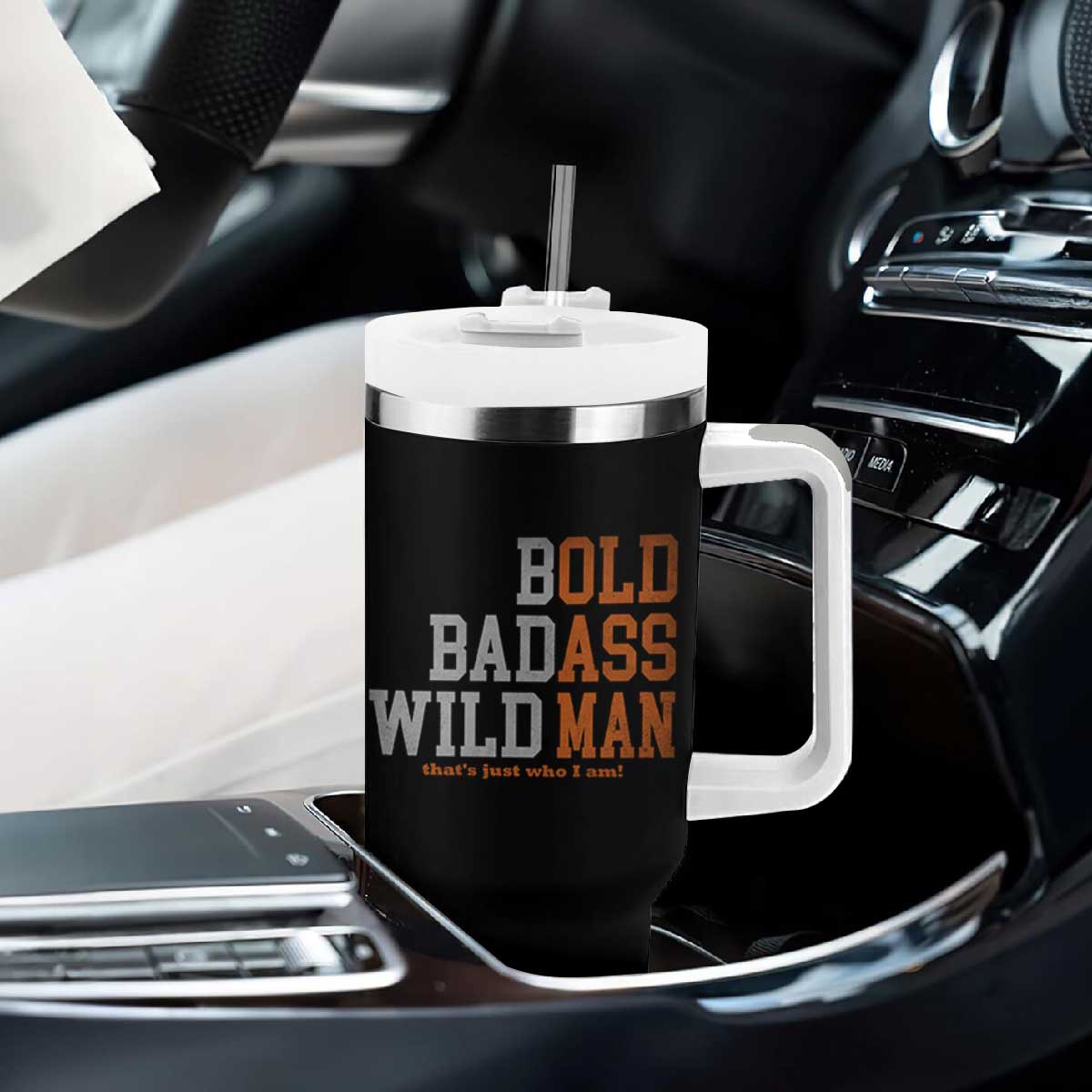 Funny Man Saying Tumbler With Handle Birthday Husband Dad Grandpa Fathers Day Men Gag Gift TS10 Print Your Wear