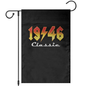 80th Birthday Garden Flag Classic Born 1946 Turning 80 Year Old TS10 Black Print Your Wear