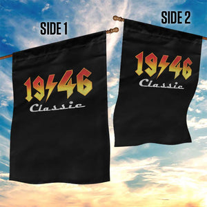 80th Birthday Garden Flag Classic Born 1946 Turning 80 Year Old TS10 Print Your Wear