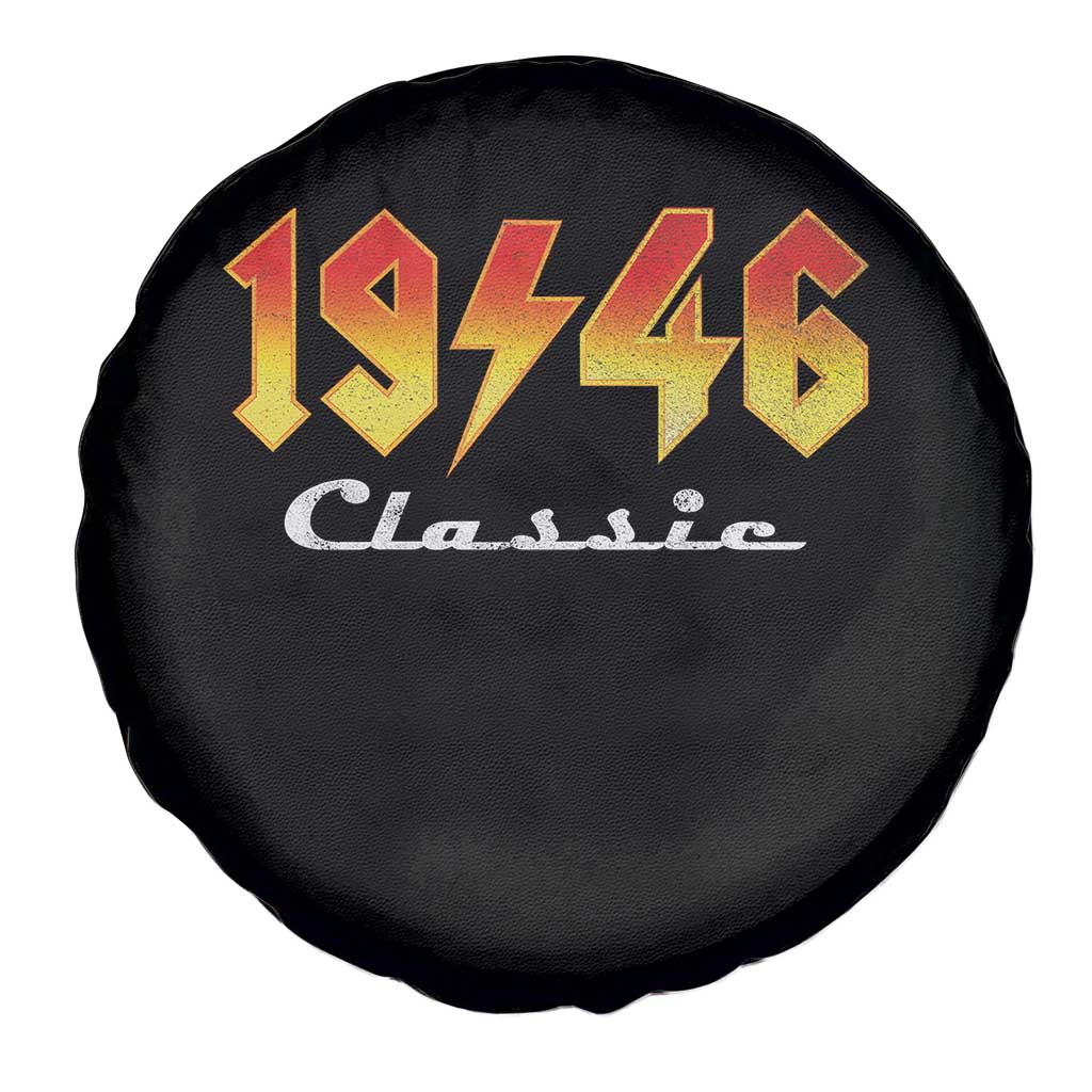 80th Birthday Spare Tire Cover Classic Born 1946 Turning 80 Year Old TS10 Print Your Wear