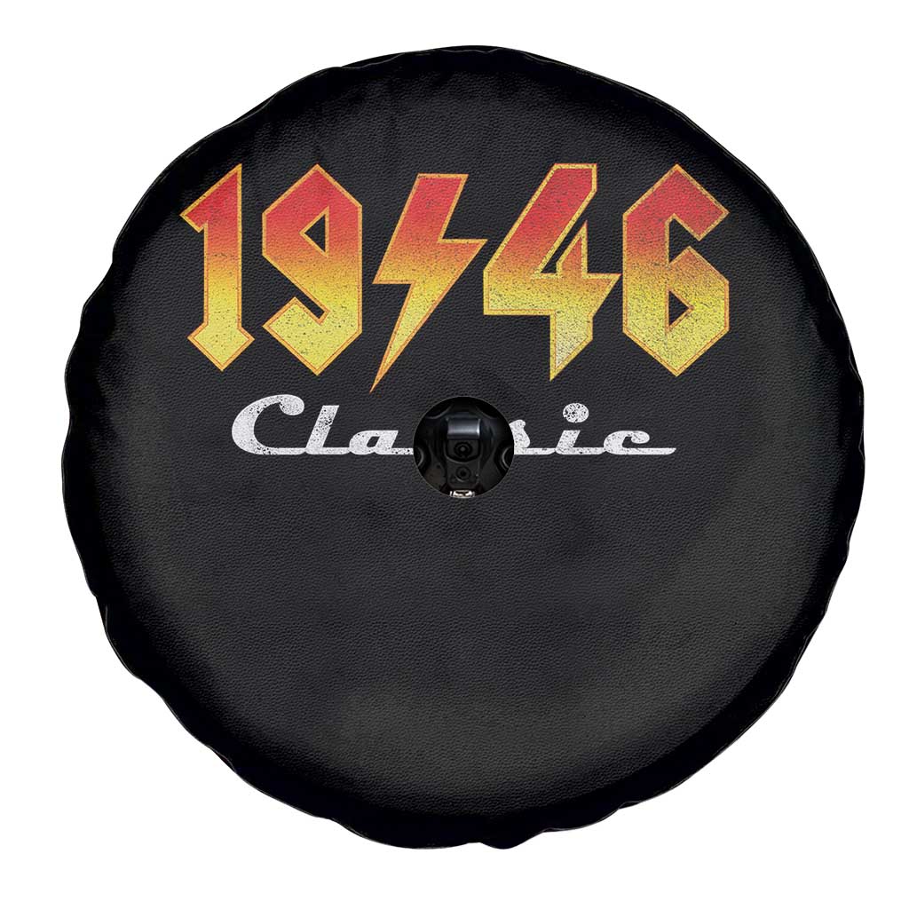 80th Birthday Spare Tire Cover Classic Born 1946 Turning 80 Year Old TS10 Print Your Wear