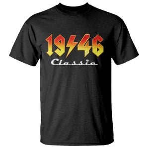 80th Birthday T Shirt Classic Born 1946 Turning 80 Year Old TS10 Black Print Your Wear