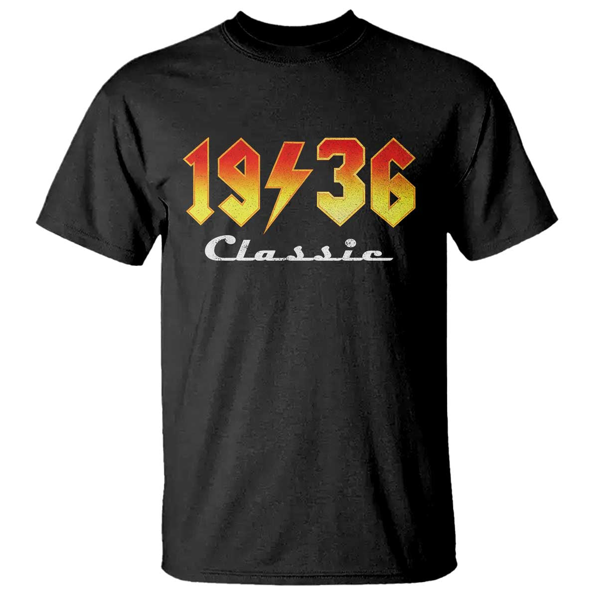 90th Birthday T Shirt Classic Born 1936 Turning 90 Year Old TS10 Black Print Your Wear