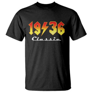 90th Birthday T Shirt Classic Born 1936 Turning 90 Year Old TS10 Black Print Your Wear