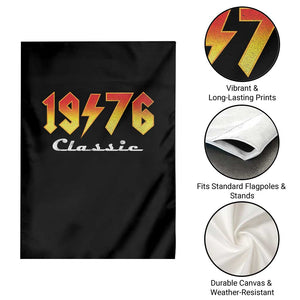 50th Birthday Garden Flag Classic Born 1976 Turning 50 Year Old TS10 Print Your Wear