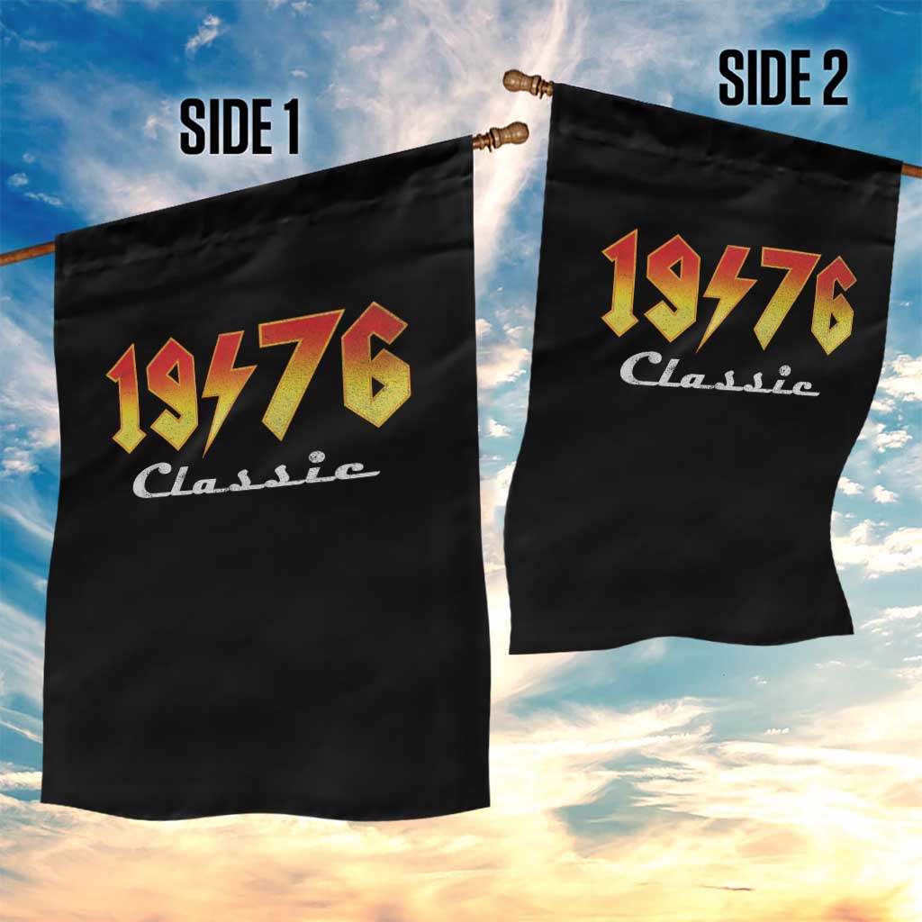 50th Birthday Garden Flag Classic Born 1976 Turning 50 Year Old TS10 Print Your Wear