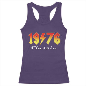 50th Birthday Racerback Tank Top Classic Born 1976 Turning 50 Year Old TS10 Purple Print Your Wear