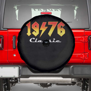 50th Birthday Spare Tire Cover Classic Born 1976 Turning 50 Year Old TS10 Black Print Your Wear