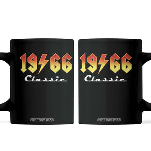 60th Birthday Coffee Mug Classic Born 1966 Turning 60 Year Old TS10 Black Print Your Wear