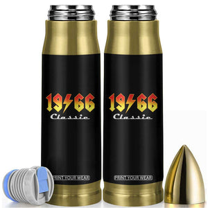 60th Birthday Bullet Tumbler Classic Born 1966 Turning 60 Year Old TS10 Black Print Your Wear