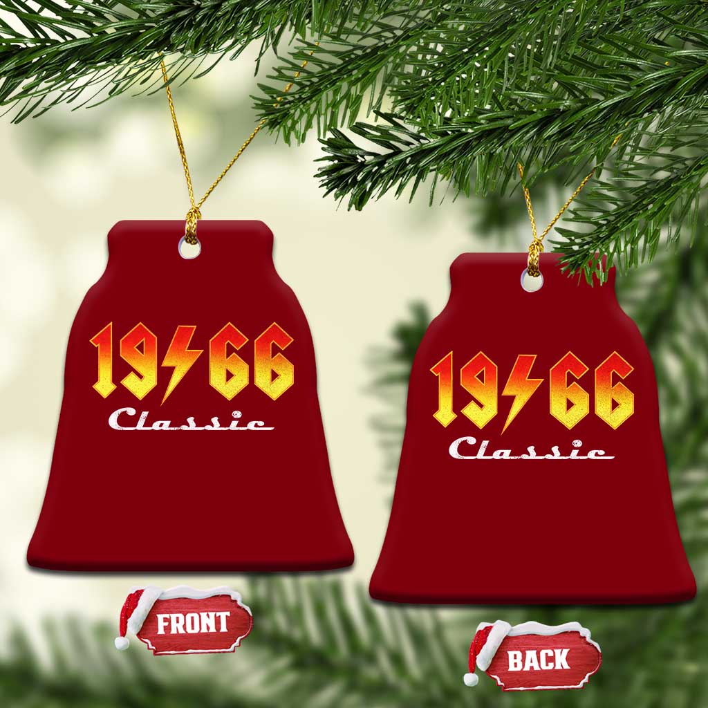 60th Birthday Ceramic Ornament Classic Born 1966 Turning 60 Year Old TS10 Print Your Wear