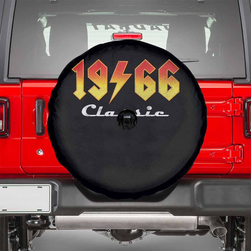 60th Birthday Spare Tire Cover Classic Born 1966 Turning 60 Year Old TS10 Black Print Your Wear