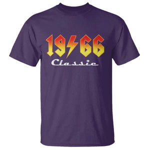 60th Birthday T Shirt Classic Born 1966 Turning 60 Year Old TS10 Purple Print Your Wear