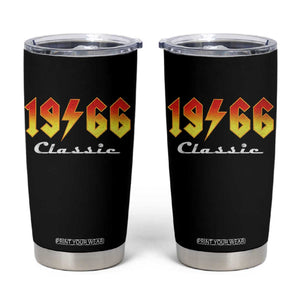 60th Birthday Tumbler Cup Classic Born 1966 Turning 60 Year Old TS10 Black Print Your Wear
