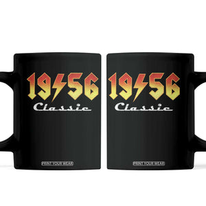 70th Birthday Coffee Mug Classic Born 1956 Turning 70 Year Old TS10 Black Print Your Wear