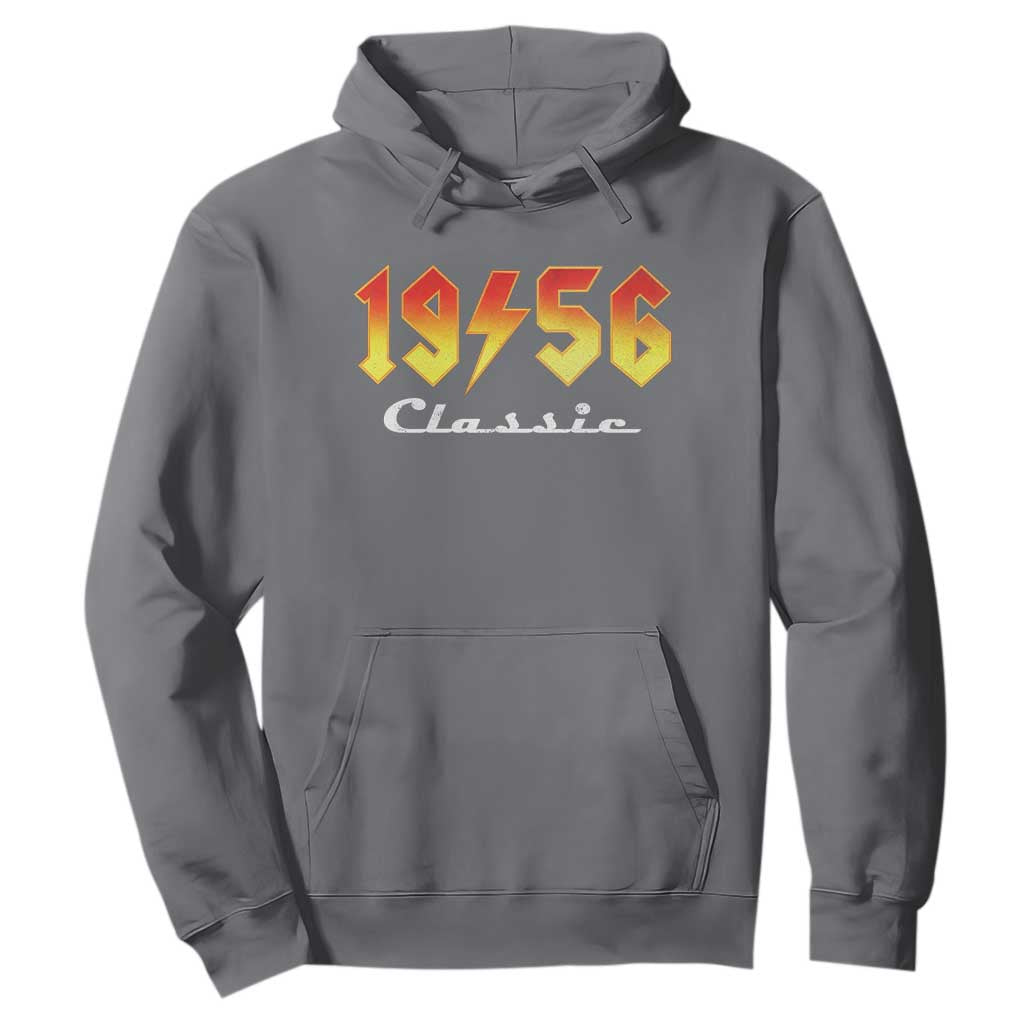 70th Birthday Hoodie Classic Born 1956 Turning 70 Year Old TS10 Charcoal Print Your Wear