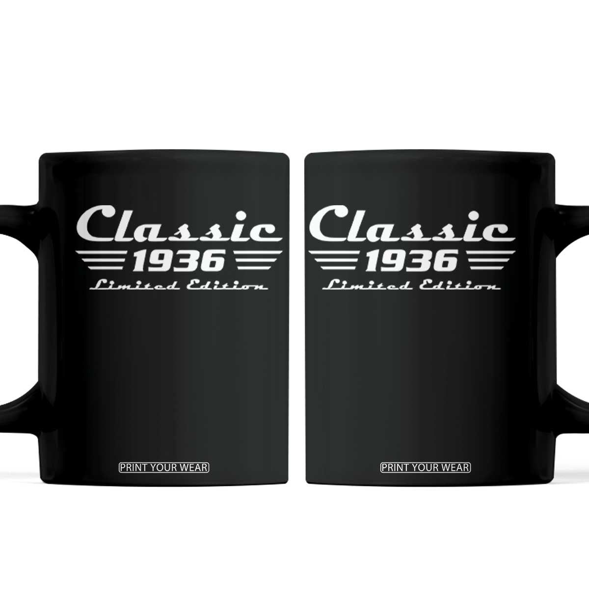 Classic 1936 Birthday Coffee Mug 90yr 90th Birthday Gift TS10 Black Print Your Wear