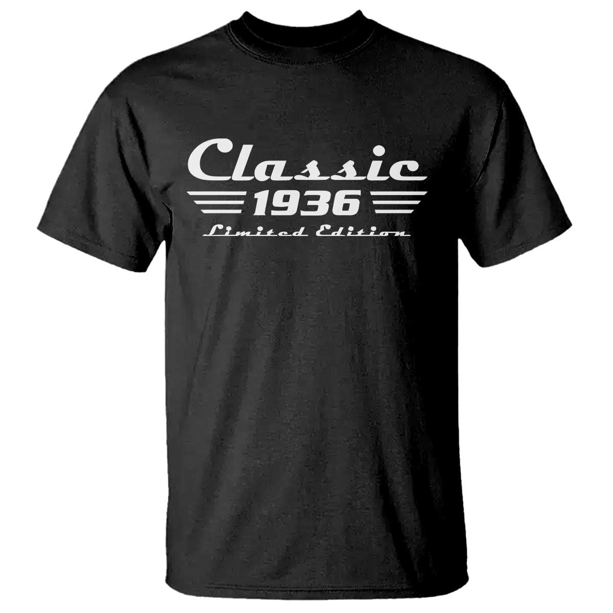 Classic 1936 Birthday T Shirt 90yr 90th Birthday Gift TS10 Black Print Your Wear