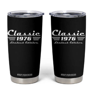 Classic 1976 Birthday Tumbler Cup 50yr 50th Birthday Gift TS10 Black Print Your Wear