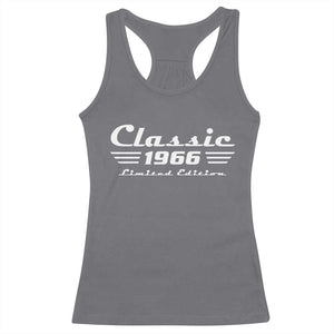 Classic 1966 Birthday Racerback Tank Top 60yr 60th Birthday Gift TS10 Charcoal Print Your Wear