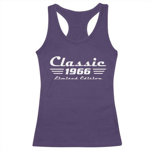 Classic 1966 Birthday Racerback Tank Top 60yr 60th Birthday Gift TS10 Purple Print Your Wear
