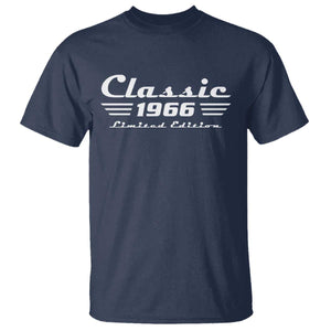 Classic 1966 Birthday T Shirt - 60th Birthday Gift TS10 Navy Print Your Wear
