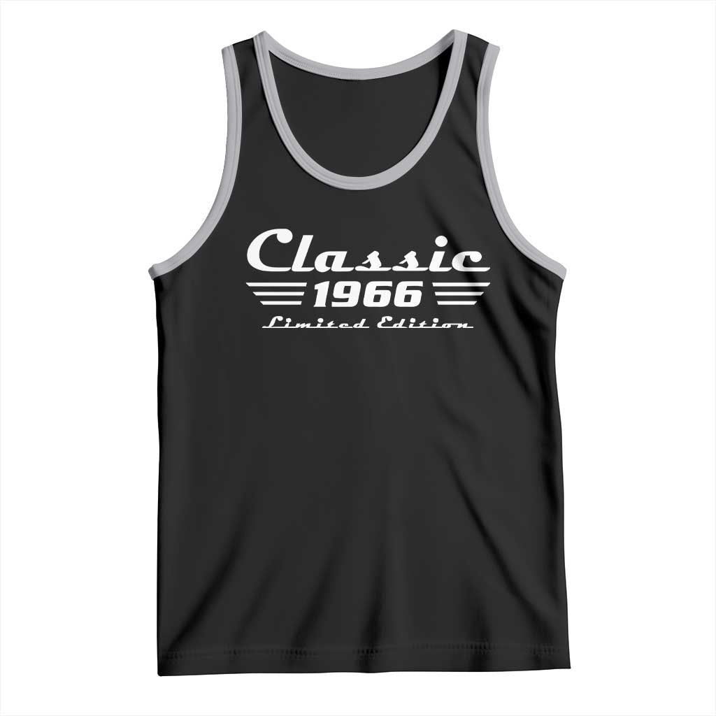 Classic 1966 Birthday Tank Top 60yr 60th Birthday Gift TS10 Black Athletic Heather Print Your Wear