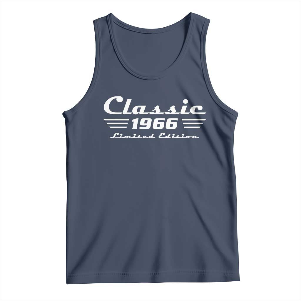 Classic 1966 Birthday Tank Top 60yr 60th Birthday Gift TS10 Navy Print Your Wear