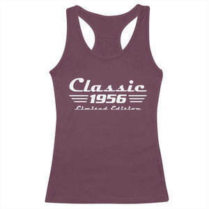 Classic 1956 Birthday Racerback Tank Top 70yr 70th Birthday TS10 Maroon Print Your Wear