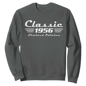 Classic 1956 Birthday Sweatshirt 70yr 70th Birthday TS10 Dark Heather Print Your Wear