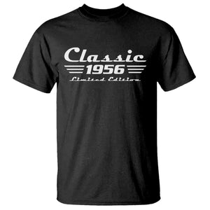 Classic 1956 Birthday T Shirt - 70yr - 70th Birthday TS10 Black Print Your Wear