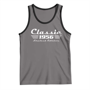 Classic 1956 Birthday Tank Top 70yr 70th Birthday TS10 Deep Heather Black Print Your Wear