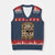 Black Women History V-Neck Knit Sweater Vest Well Behaved Women Rarely Make History Melanin TS10 Navy Red Print Your Wear