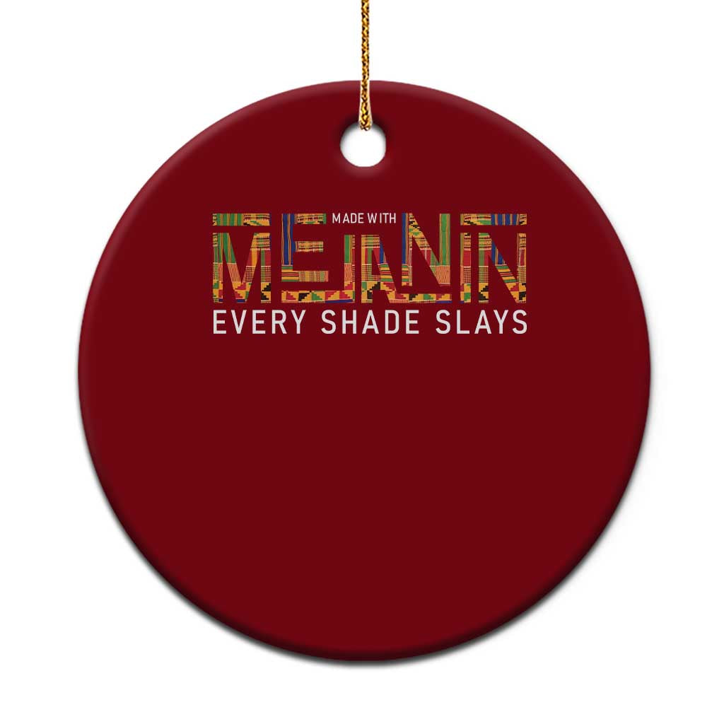 Black History Ceramic Ornament Melanin Kente Juneteenth Black History TS10 1pc Red Print Your Wear