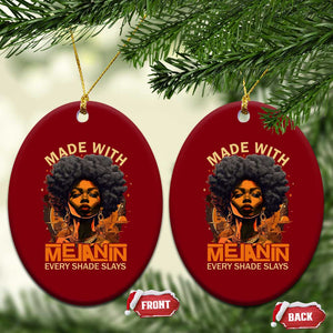 Black Women Ceramic Ornament Melanin Juneteenth Black History TS10 Print Your Wear