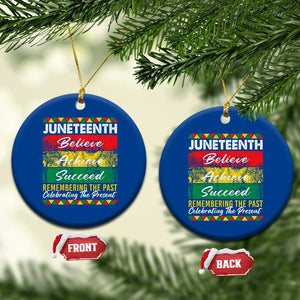 Juneteenth 1865 Ceramic Ornament Remembering The Past Black Freedom African Independence Day TS10 1pc Blue Print Your Wear