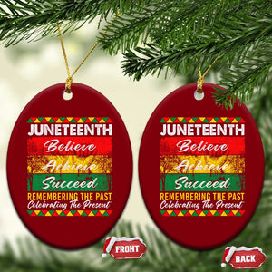 Juneteenth 1865 Ceramic Ornament Remembering The Past Black Freedom African Independence Day TS10 Print Your Wear