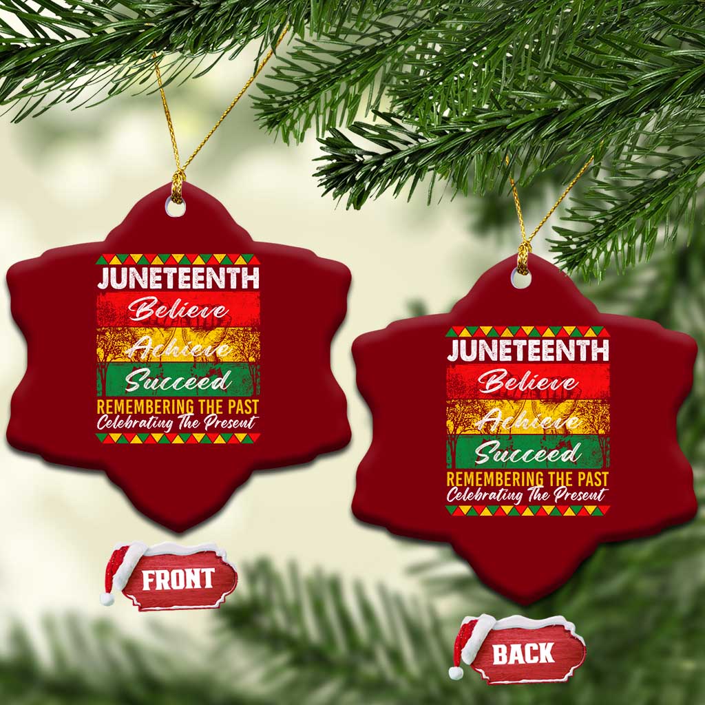 Juneteenth 1865 Ceramic Ornament Remembering The Past Black Freedom African Independence Day TS10 Print Your Wear