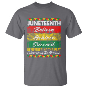Juneteenth 1865 T Shirt Remembering The Past Black Freedom African Independence Day TS10 Charcoal Print Your Wear