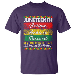 Juneteenth 1865 T Shirt Remembering The Past Black Freedom African Independence Day TS10 Purple Print Your Wear