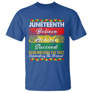 Juneteenth 1865 T Shirt Remembering The Past Black Freedom African Independence Day TS10 Royal Blue Print Your Wear
