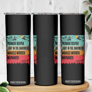 Vintage Christian Worship Skinny Tumbler Isaiah 42:16 Waymaker Promise Keeper Miracle Worker TS10 Print Your Wear