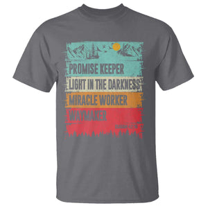 Vintage Christian Worship T Shirt Isaiah 42:16 Waymaker Promise Keeper Miracle Worker TS10 Charcoal Print Your Wear