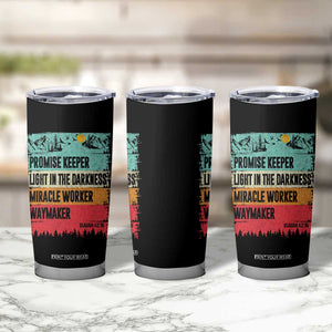 Vintage Christian Worship Tumbler Cup Isaiah 42:16 Waymaker Promise Keeper Miracle Worker TS10 Print Your Wear