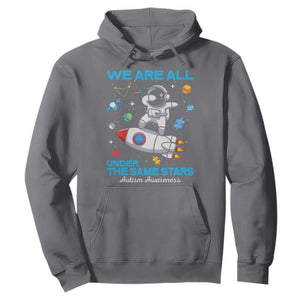 Autism Acceptance Hoodie We Are All Under The Same Stars TS10 Charcoal Print Your Wear