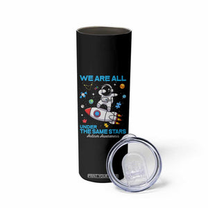 Autism Acceptance Skinny Tumbler We Are All Under The Same Stars TS10 Print Your Wear