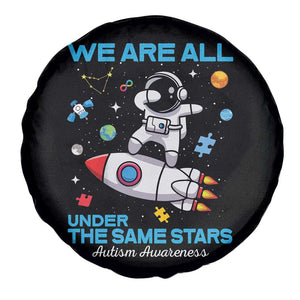 Autism Acceptance Spare Tire Cover We Are All Under The Same Stars TS10 Print Your Wear