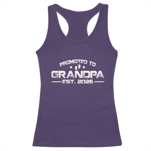 Grandpa Est 2026 Racerback Tank Top Fathers Day Gifts TS10 Purple Print Your Wear