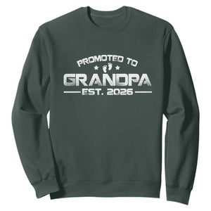 Grandpa Est 2026 Sweatshirt Fathers Day Gifts TS10 Dark Forest Green Print Your Wear